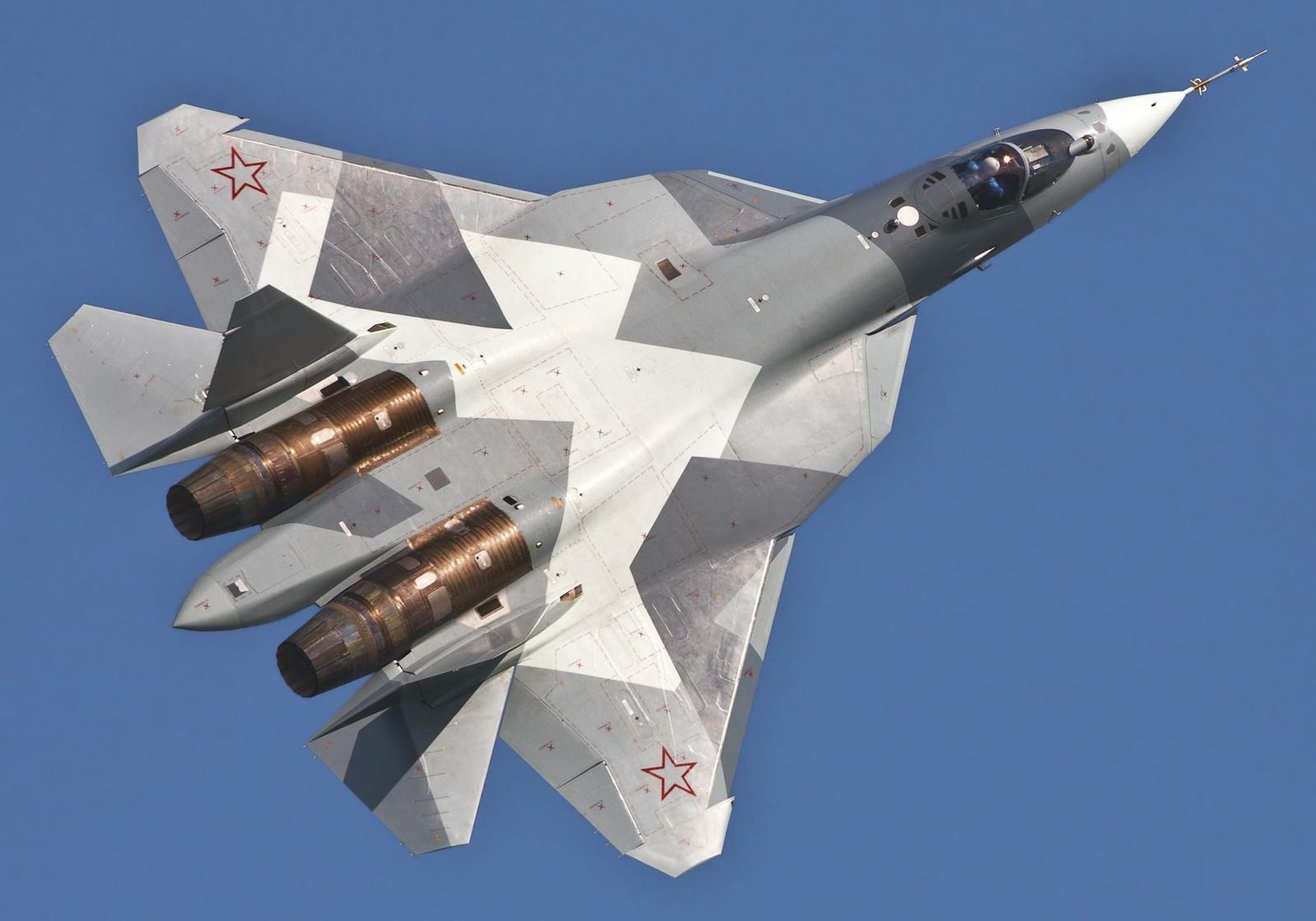 Su-57 fighter jet Russian Air force