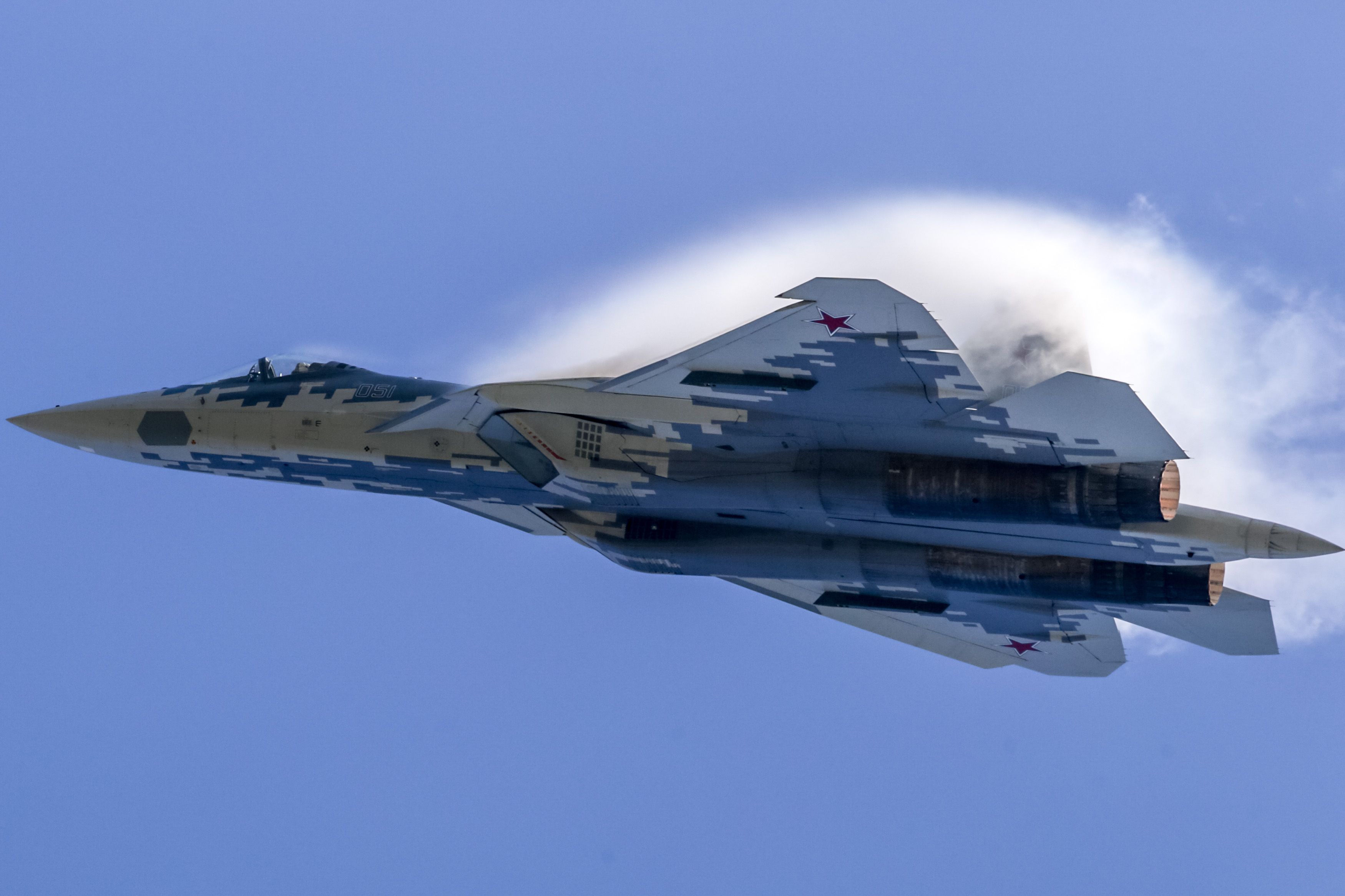 Su-57 fighter jet Russian Air force