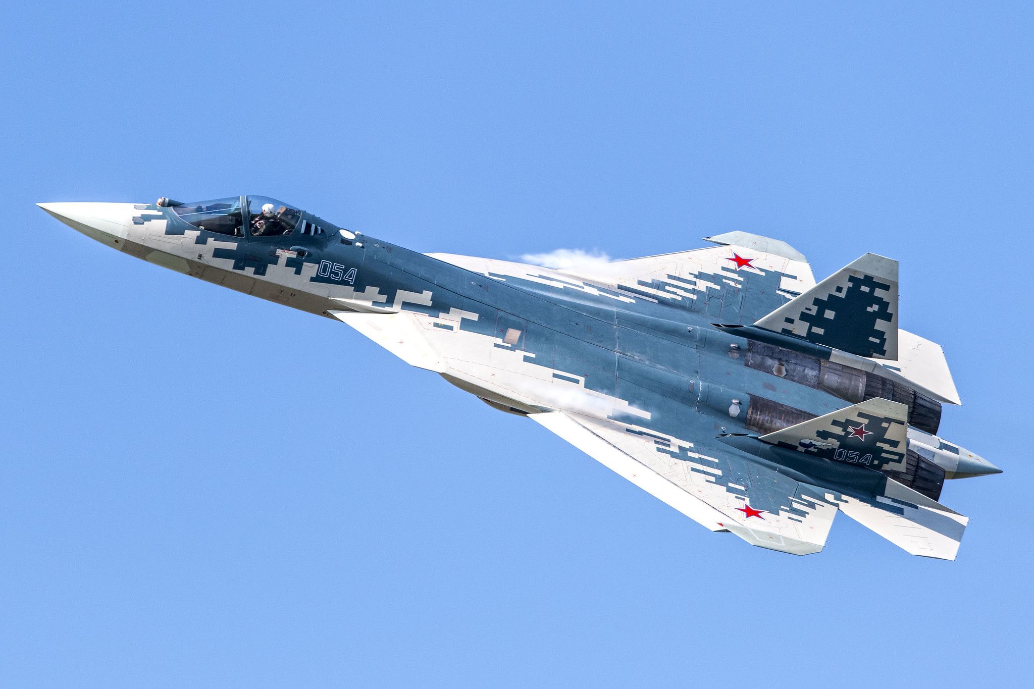 Su-57 fighter jet Russian Air force