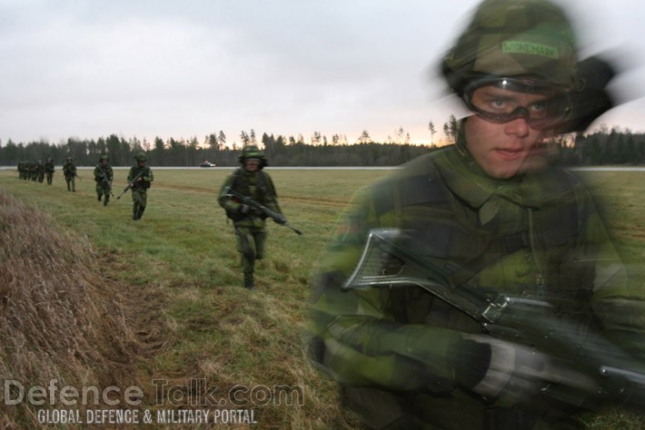 Swedish soldiers - Swedish Air Force, Nordex 2006