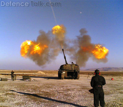 T-155 Firtina Firing