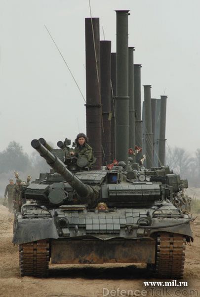 T-72 column for fording