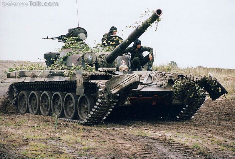 T-72 with mineroller Poland