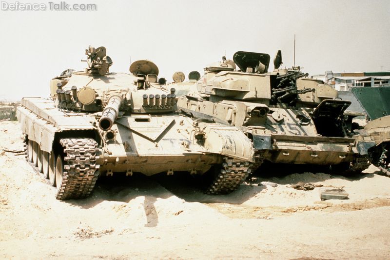 T-72 with Shilka, Iraq