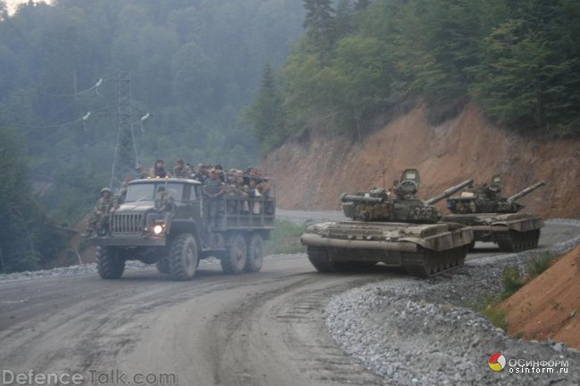 T-72s on Transcaucus Highway