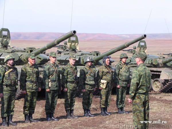 T-72s with Crews