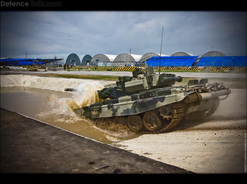 T-90 water crossing