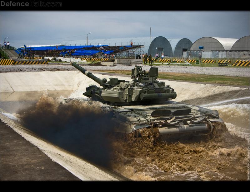 T-90 water crossing