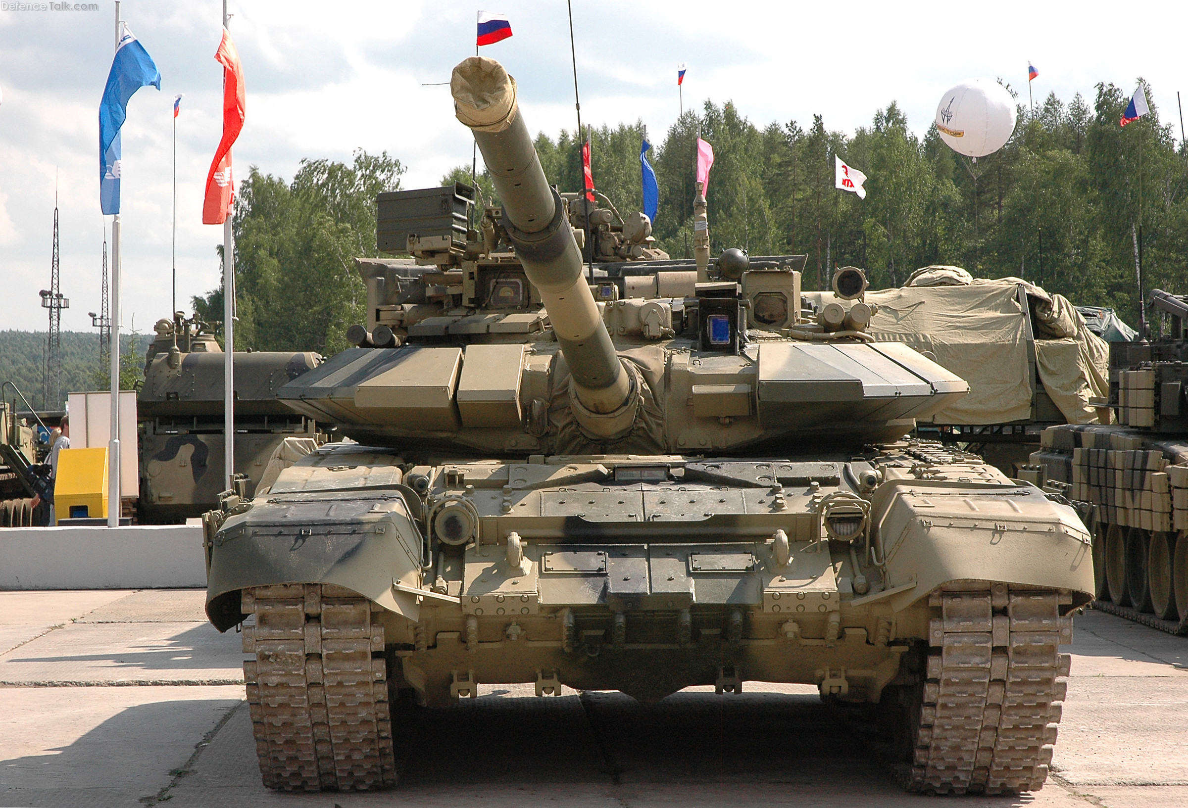 T-90 without Shtora