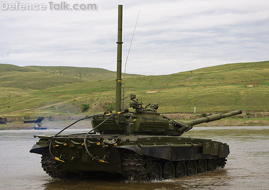 T-90A river crossing