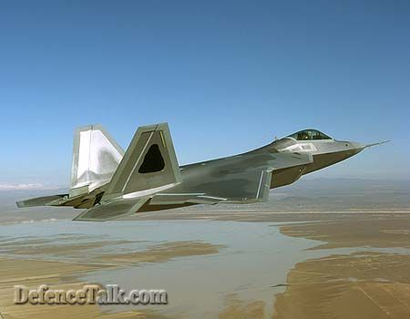 The Lockhead Martin FA-22 Raptor.