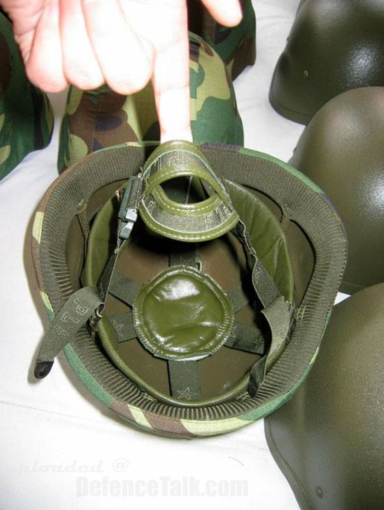 The making of helmets for PLA soldiers