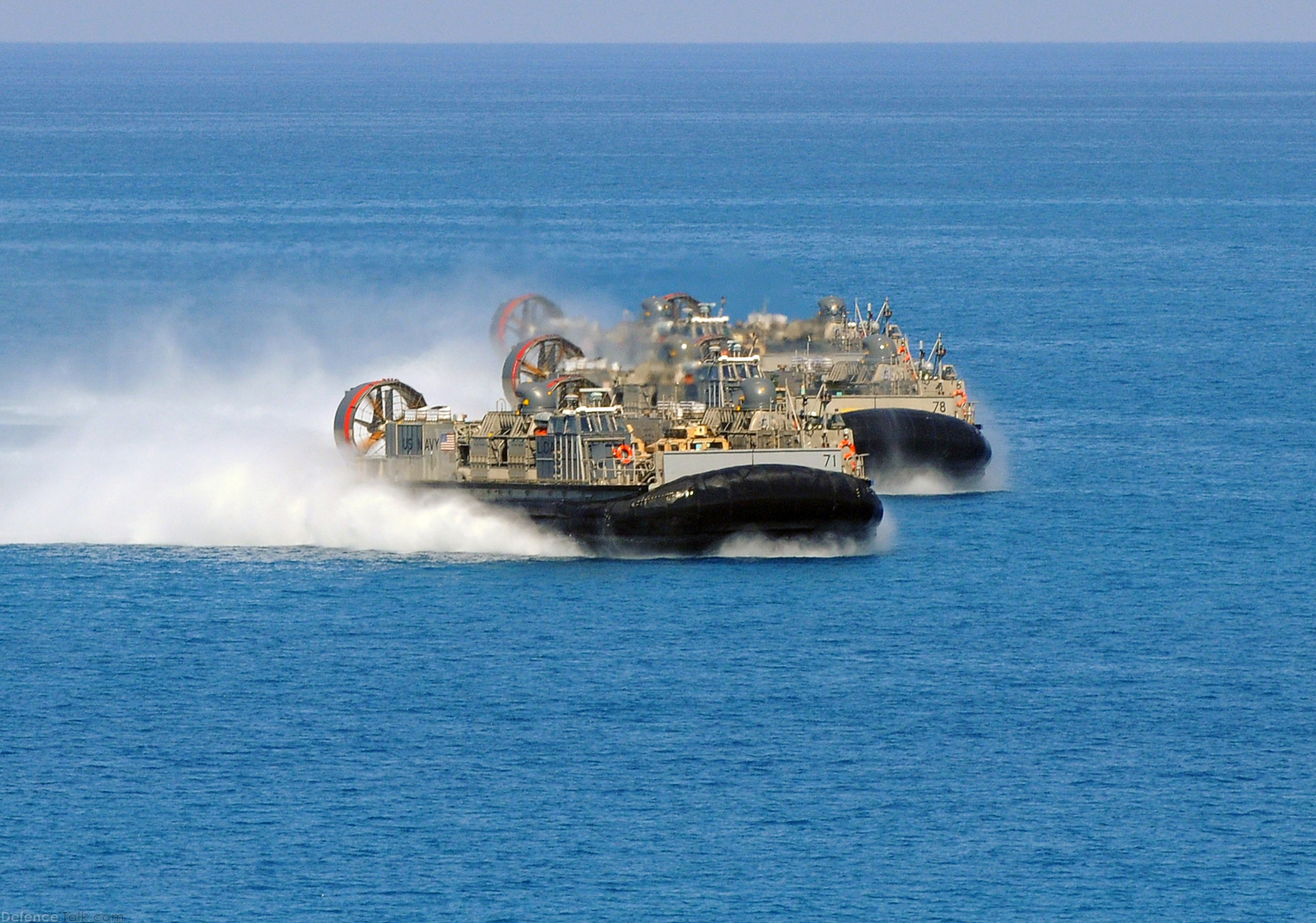 Three landing craft, air cushions (LCAC), Bright Star 2009