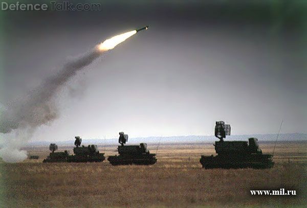 Tor-M1 firing