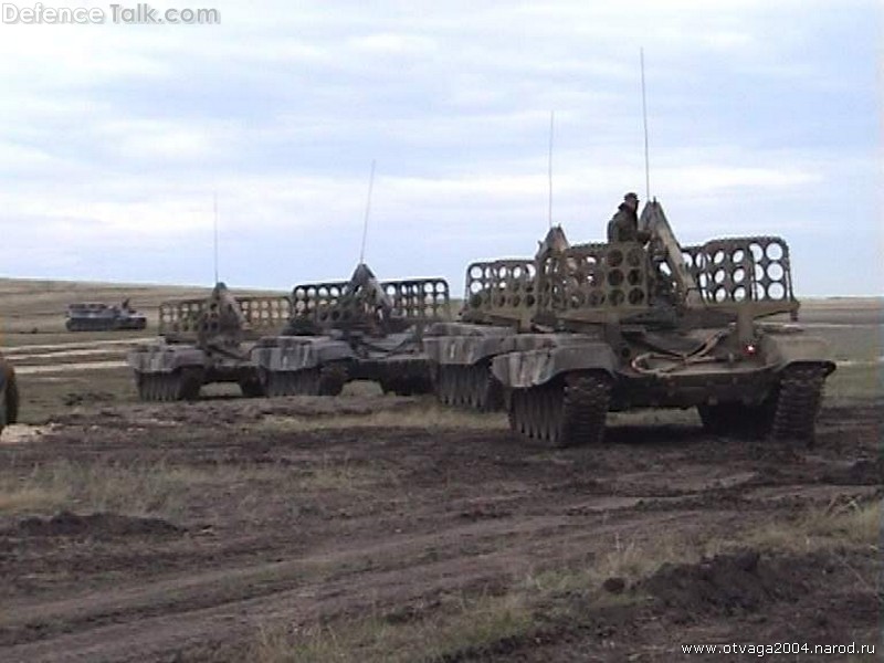 Transport-Loader Vehicles for TOS-1