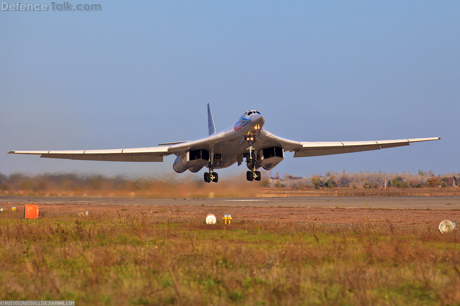 Tu-160 taking off