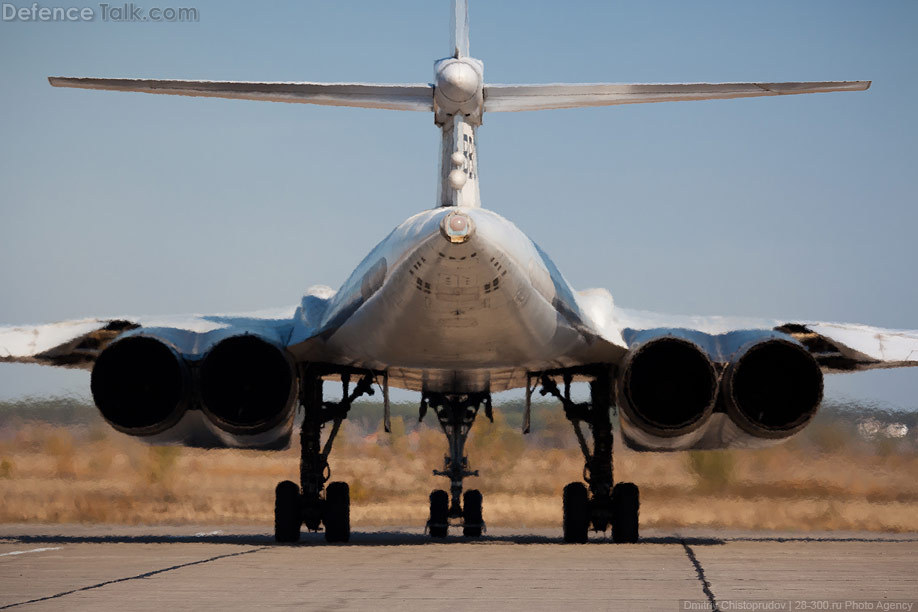 Tu-160 taking off