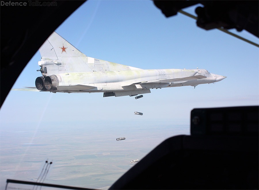 Tu-22M3 bomb drop