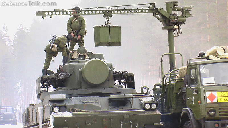 Tunguska loading ammo