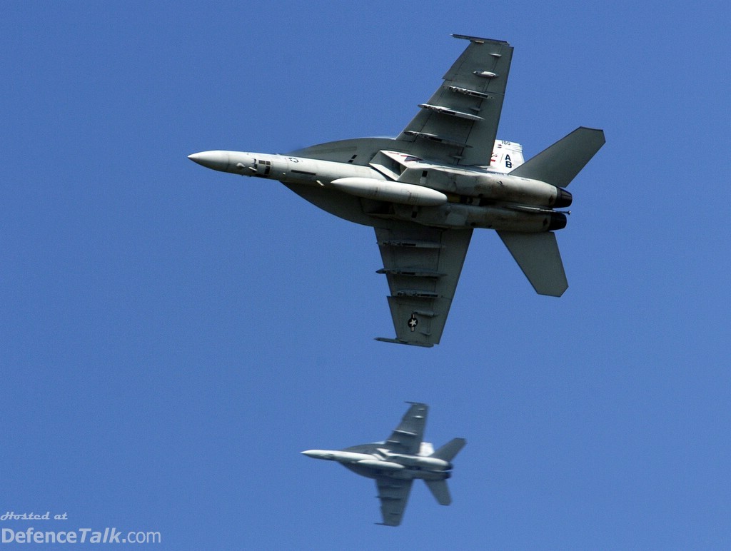 Two F/A-18F Super Hornets