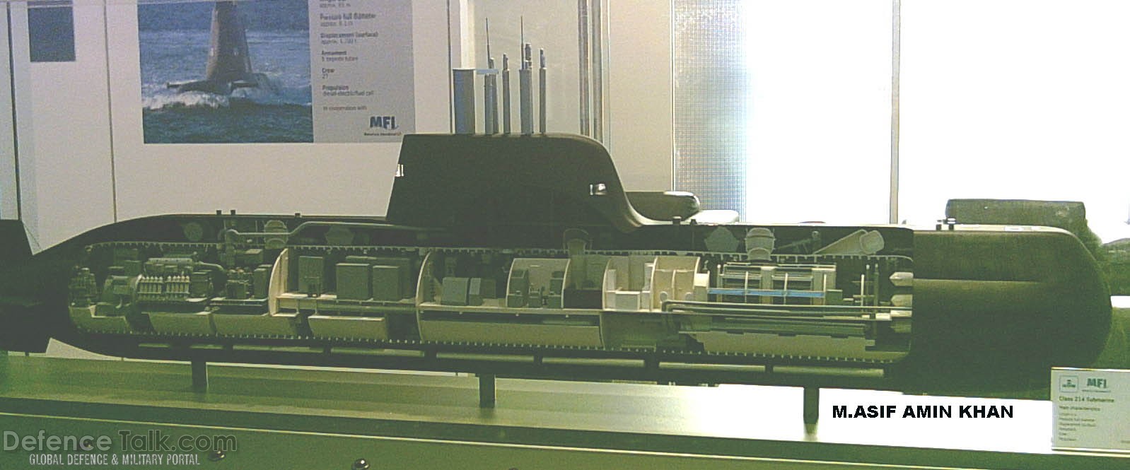 Type-214 Submarine Model - IDEAS 2006, Pakistan