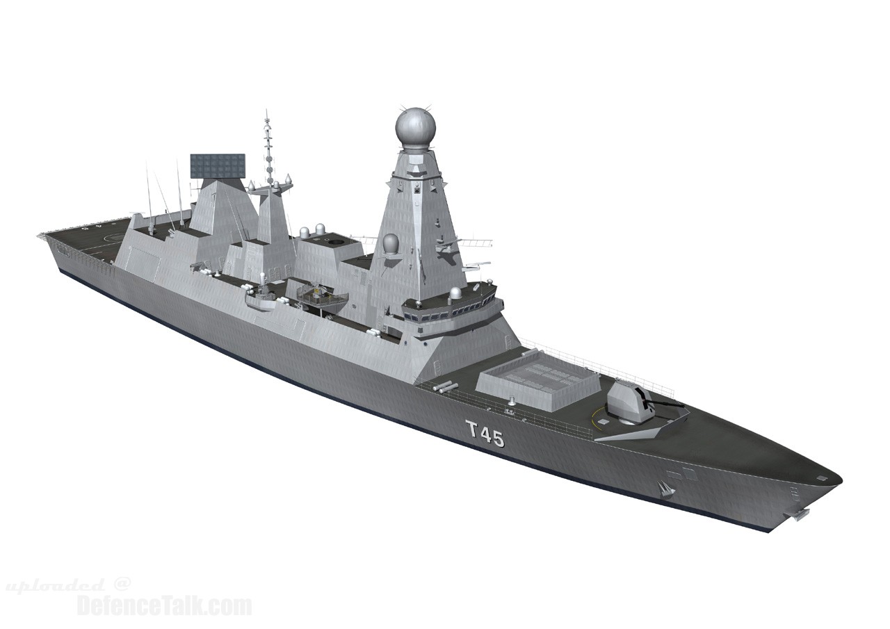 Type 45 Air Defence Destroyer - Royal Navy