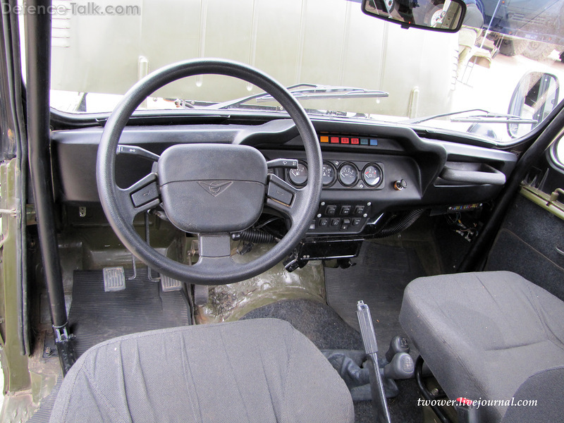 UAZ Gusar interior