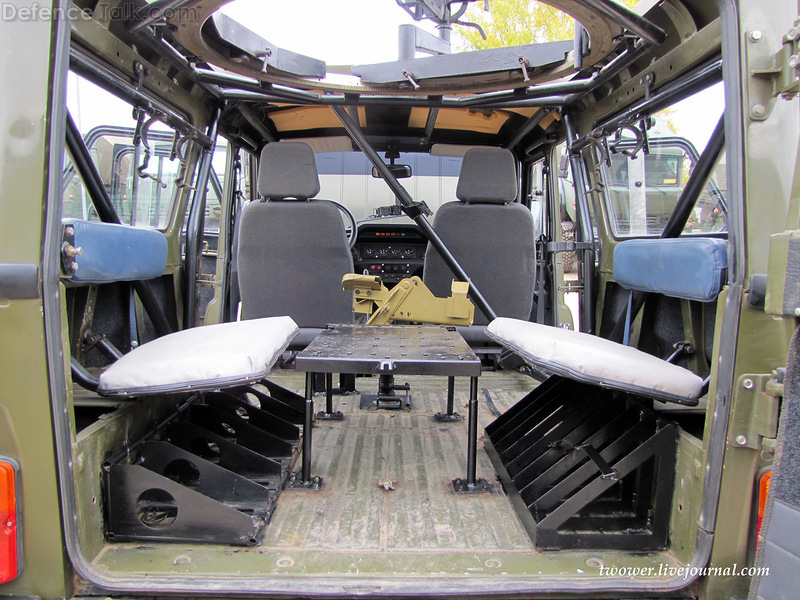 UAZ Gusar interior