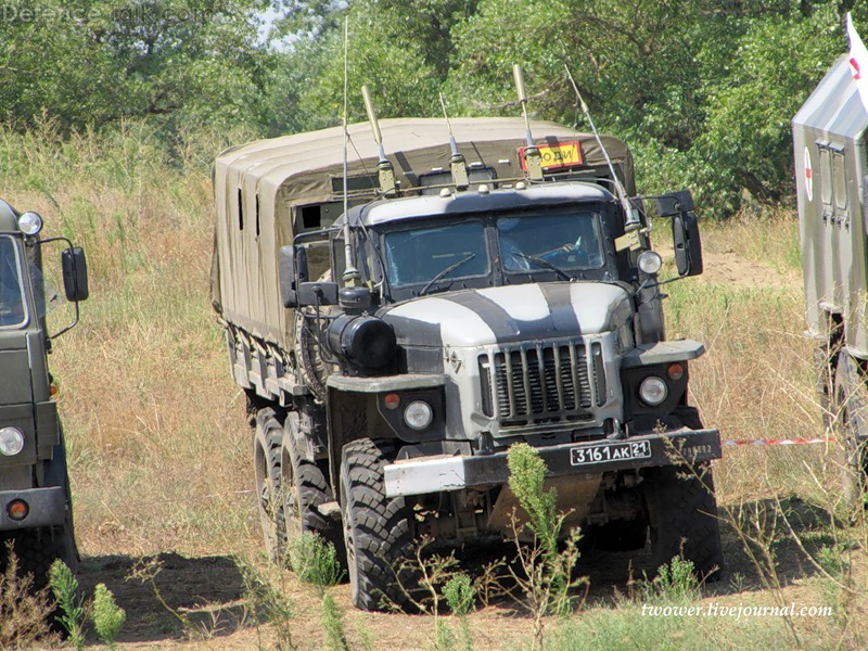 Up-Armored Ural with IED jammer