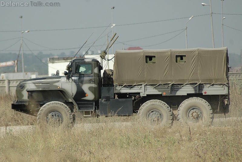Up-Armored Ural with IED jammer