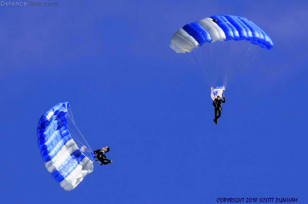 US Air Force Academy Wings of Blue Parachute Team