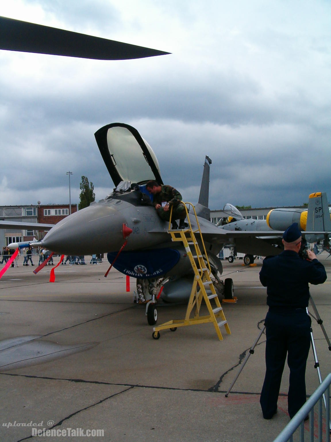 US Air Force (USAF) F-16 at the ILA2006 Air Show