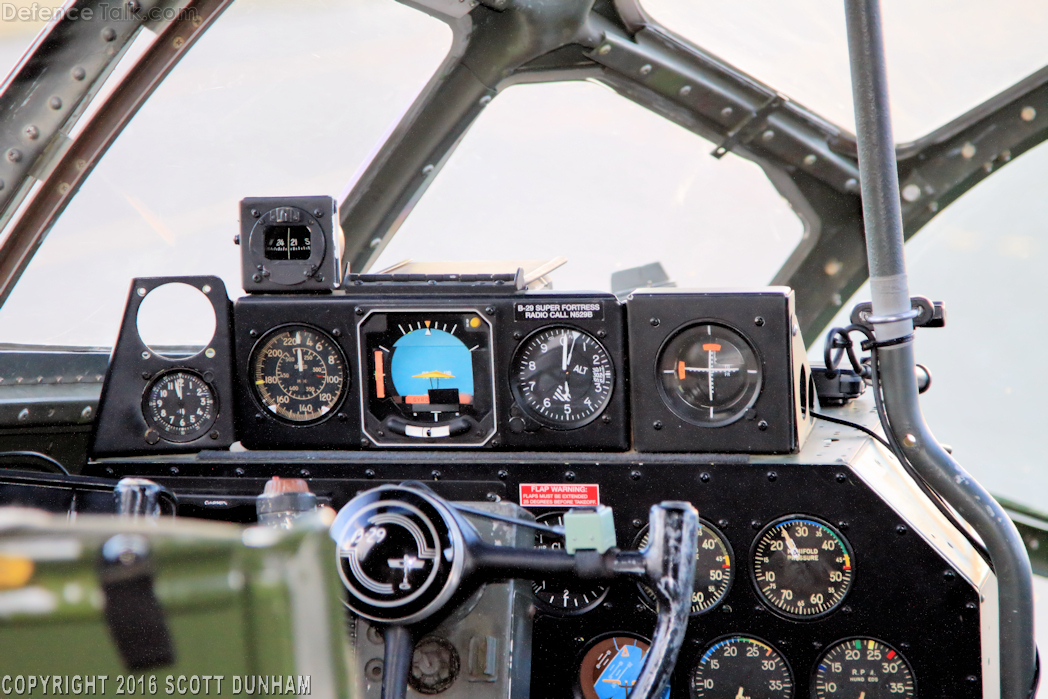 US Army Air Corps B-29 Superfortress Heavy Bomber Cockpit