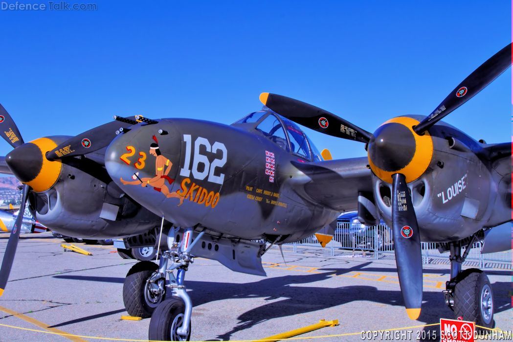 US Army Air Corps P-38 Lightning Fighter