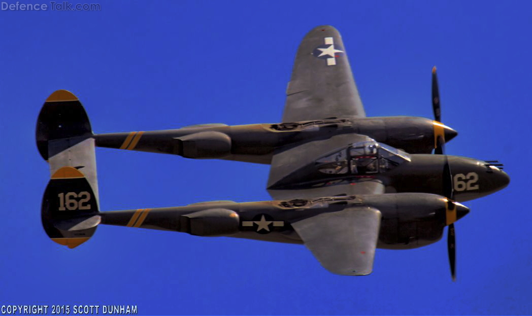 US Army Air Corps P-38 Lightning Fighter