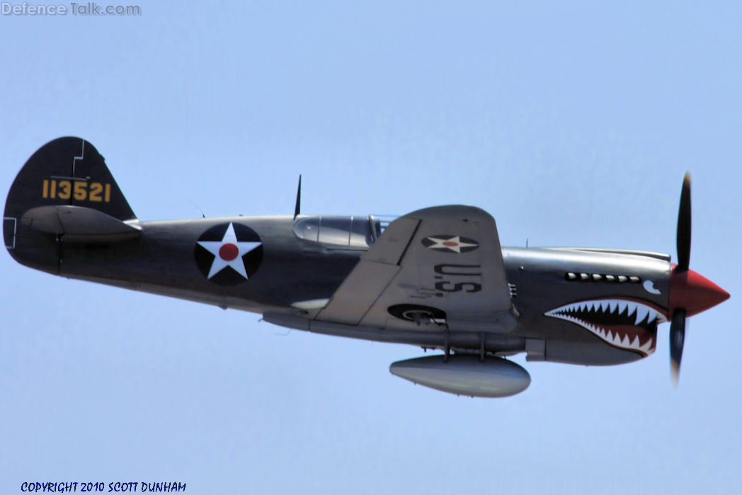 US Army Air Corps P-40 Warhawk Fighter