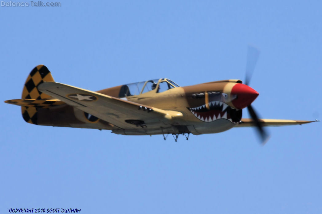 US Army Air Corps P-40 Warhawk Fighter