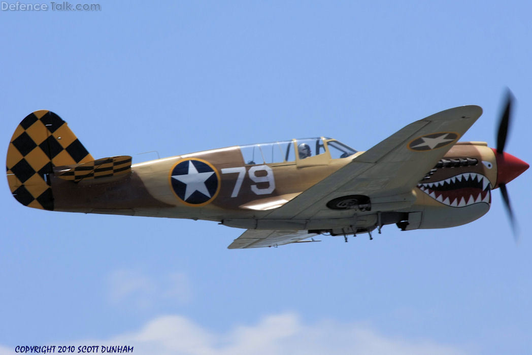 US Army Air Corps P-40 Warhawk Fighter