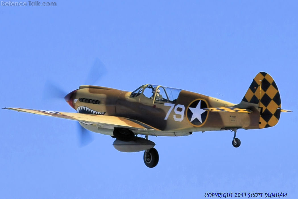 US Army Air Corps P-40 Warhawk Fighter