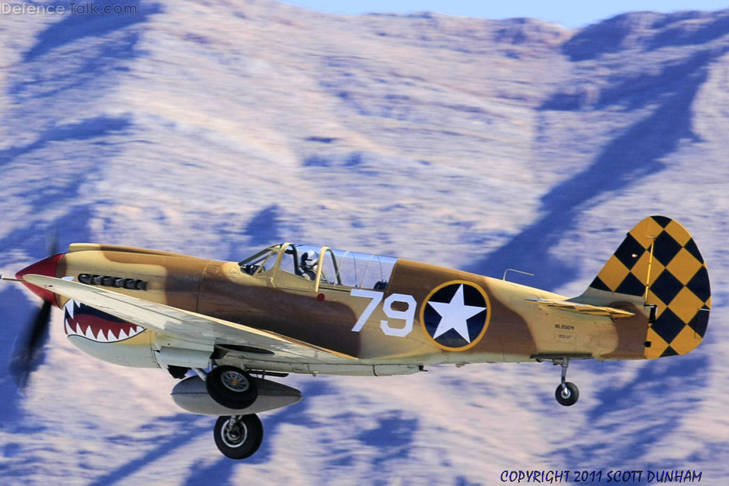 US Army Air Corps P-40 Warhawk Fighter