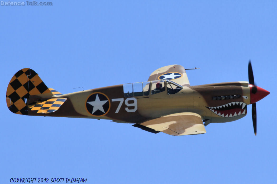 US Army Air Corps P-40 Warhawk Fighter