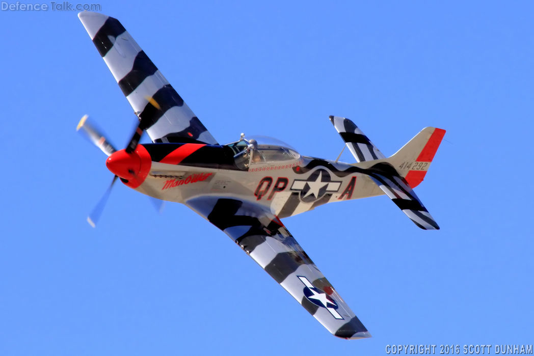 US Army Air Corps P-51 Mustang Fighter Aircraft