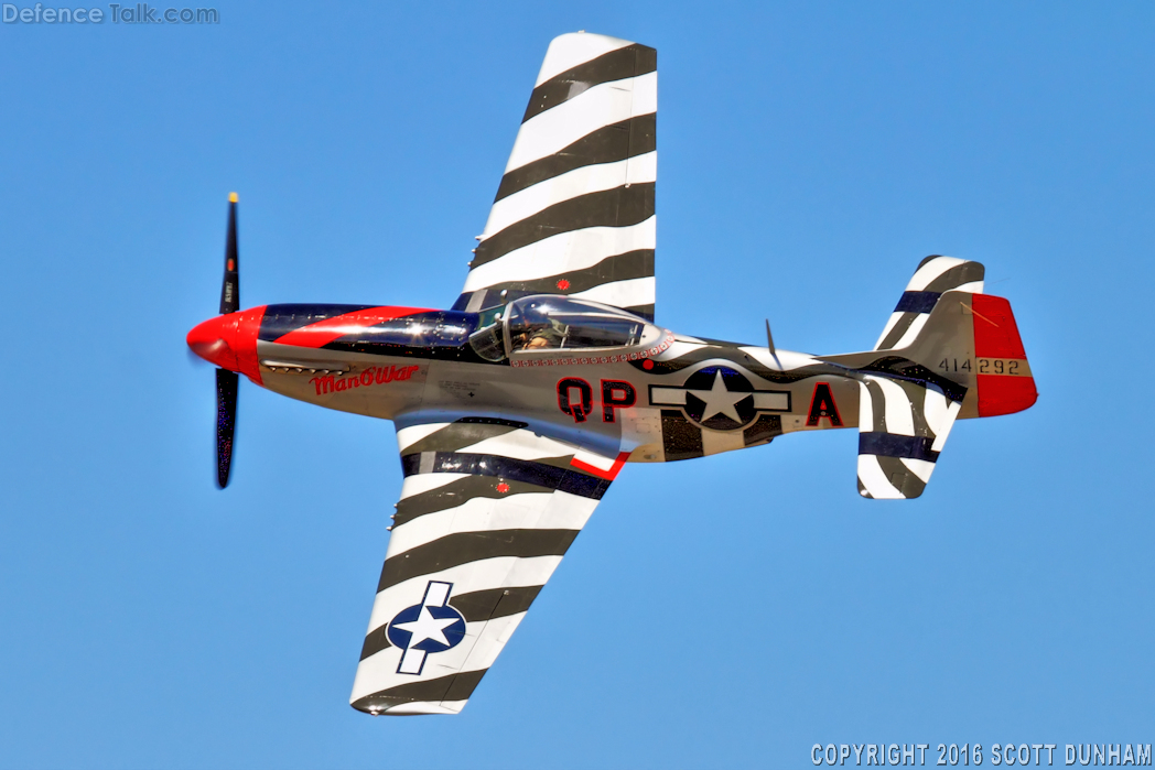 US Army Air Corps P-51 Mustang Fighter Aircraft
