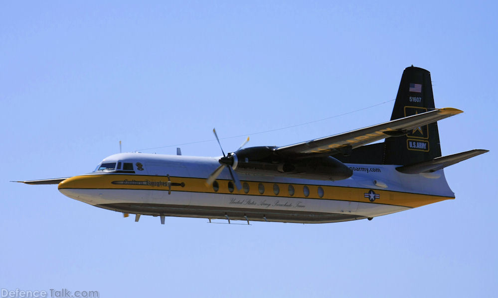 US Army C-31A Troopship - Golden Knights