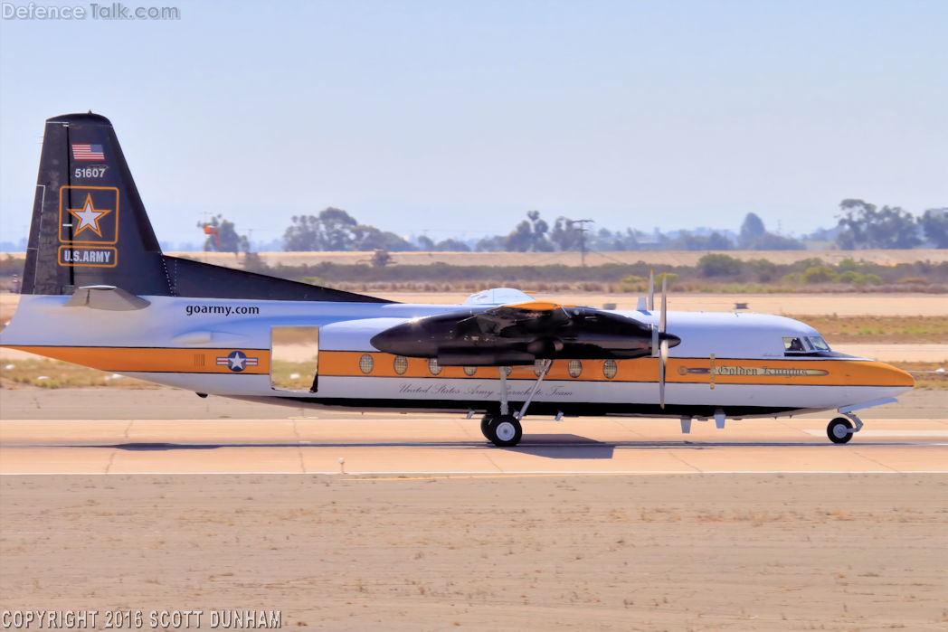 US Army Golden Knights Parachute Team C-31 Friendship Transport