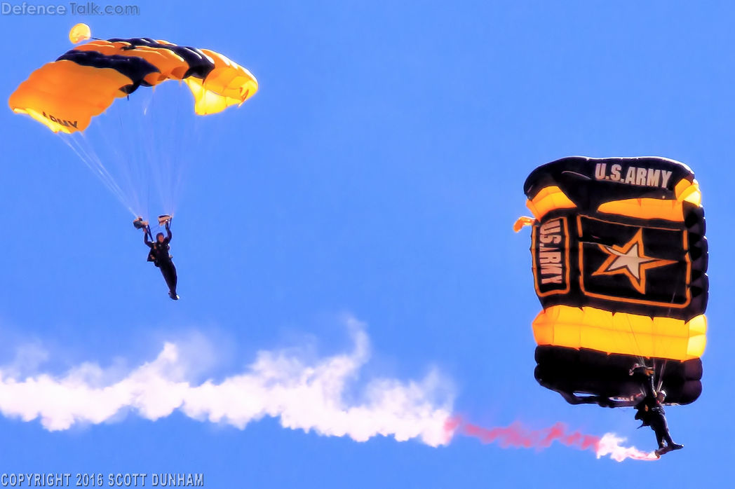 US Army Golden Knights Parachute Team