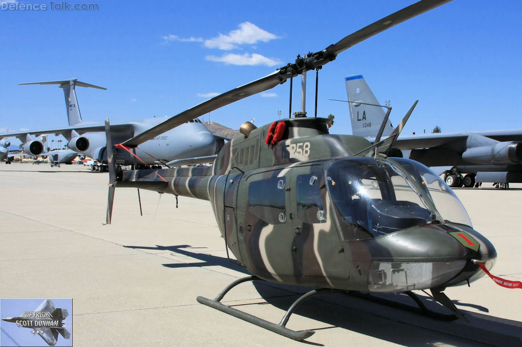 US Army OH-58 Kiowa Helicopter