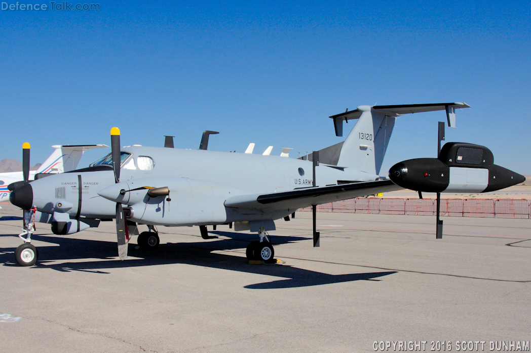 US Army RC-12N Guardrail Signals Intelligence Aircraft