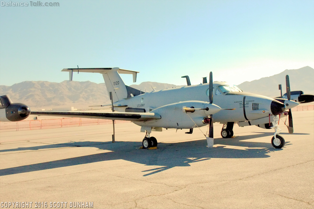 US Army RC-12N Guardrail Signals Intelligence Aircraft