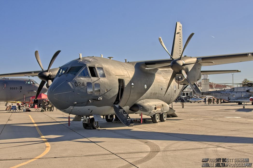 US Army Special Operations C-27J Spartan Combat Transport Aircraft